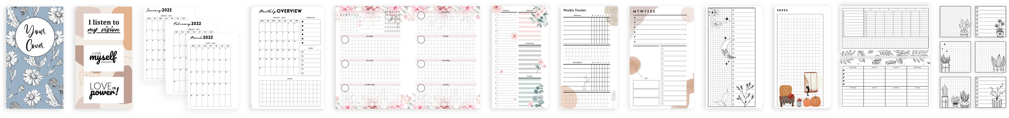 Over 7000 Planify Pro planner templates
